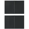Image de Vidaxl Paroi De Tente De RÃ©ception 2pcs Fermeture Ã©clair Pe Anthracite