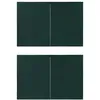 Image de vidaXL Paroi de tente rÃ©ception 2 pcs avec fermeture Ã©clair PE Vert