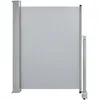 Image de Auvent LatÃ©ral RÃ©tractable De Patio 100 X 300 Cm Gris