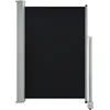 Image de Vidaxl Auvent LatÂ¿Â¿Ral RÂ¿Â¿Tractable De Patio 120 X 300 Cm Noir