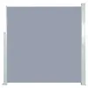 Image de Auvent LatÃ©ral RÃ©tractable 140 X 300 Cm Gris
