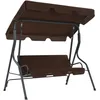 Image de Vidaxl Balancelle De Jardin CafÃ© 170 X 110 X 153 Cm