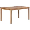 Image de Table De Jardin 150x90x77 Cm Bois Solide De Teck