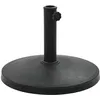 Image de VidaXL Socle rond de parasol PolyrÃ©sine 10 kg Noir