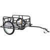 Image de Vidaxl Remorque De Bicyclette 130x73x48,5 Cm Acier Noir