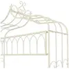 Image de Salons de jardin VidaXL  Banc de jardin  Fer forgé Blanc antique 122 cm P31599896