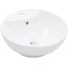 Image de vidaXL Lavabo avec trop-plein 46,5 x 18 cm CÃ©ramique Blanc