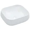 Image de vidaXL Lavabo 44,5 x 39,5 x 14,5 cm CÃ©ramique Blanc
