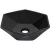 Image de vidaXL Lavabo 41x36,5x12 cm CÃ©ramique Noir