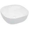 Image de vidaXL Lavabo 42,5x42,5x14,5 cm CÃ©ramique Blanc