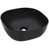 Image de vidaXL Lavabo 42,5x42,5x14,5 cm CÃ©ramique Noir