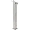 Image de vidaXL Colonne Ã  eau de jardin carrÃ©e Acier inoxydable 95 cm
