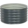 Image de Vidaxl Lit SurÃ©levÃ© De Jardin 80x80x44 Cm Acier GalvanisÃ© Gris