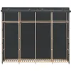 Image de Garde-robe Gris 200 x 40 x 170 cm Tissu - VidaXL