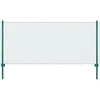 Image de Cl?Ture En Grillage MÂ¿Â¿Tallique Avec Poteaux Acier 25x0,5 M Vert