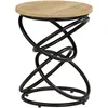 Image de Vidaxl Table D'appoint Bois De Manguier Solide 40x50 Cm