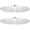 Image de Pomme de douche plongeante 2 pcs Acier inoxydable Ã 40 cm