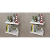 Image de ÃtagÃ¨res murales 4 pcs Blanc 40 cm