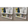 Image de vidaXL ÃtagÃ¨res murales 4 pcs Blanc 100 cm
