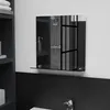 Image de vidaXL Miroir mural avec Ã©tagÃ¨re 40x40 cm Verre trempÃ©