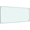 Image de vidaXL Dosseret de cuisine Blanc 90x40 cm Verre trempÃ© 249457