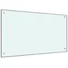 Image de vidaXL Dosseret de cuisine Blanc 90x50 cm Verre trempÃ© 249458