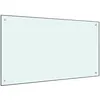 Image de vidaXL Dosseret de cuisine Blanc 100x60 cm Verre trempÂ¿Â¿