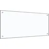 Image de vidaXL Dosseret de cuisine Transparent 90 x 40 cm Verre trempÃ©