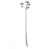 Image de Lampadaire Jardin 3 Bras Aluminium Blanc 215 Cm