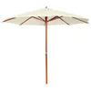 Image de Vidaxl Parasol 300x258 Cm Blanc Sable