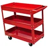 Image de Chariot servante d'atelier charge 100 kg 3 bacs porte outils