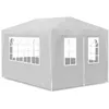 Image de Tonnelle De Jardin/ Pavillon De Jardin/Tente De RÃ©ception Chapiteau Blanc 3x4m