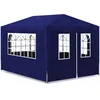 Image de Tonnelle De Jardin/ Pavillon De Jardin/Tente De RÃ©ception Chapiteau Bleu 3x4m