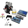 Image de Kit compresseur Airbrush professionnel avec 3 pistolets