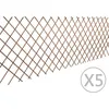 Image de ClÃ´ture En Treillis De Saule 5 Pcs 180x90 Cm
