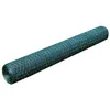 Image de vidaXL Grillage Acier galvanisÃ© et revÃªtement en PVC 25 x 1 m Vert