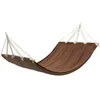 Image de Hamac Avec Barre 210x150 Cm Marron