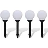 Image de Boule solaire extÃ©rieure 15cm 4 piÃ¨ces