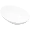 Image de Lavabo CÃ©ramique de Luxe Lavabo Ovale Style Moderne Blanc 40 x 33 cm