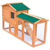 Image de Clapier Pour Lapin Grand Avec Plateau Amovible Maison Pour Petit Animal Cage Ã Animaux Bois