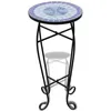 Image de Table d'appoint MosaÃ¯que Bleu et blanc vidaXL vidaXL