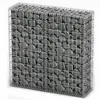 Image de Panier De Gabion Avec Couvercle Fil GalvanisÃ© 100 X 100 X 30 Cm
