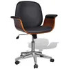 Image de Vidaxl Chaise Pivotante Bois CourbÃ© Et Similicuir