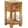 Image de Vidaxl Table D'appoint 1 Tiroir En Bois Massif