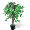 Image de Palmier Artificiel Plastique avec Pot 90 cm