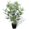 Image de Arbre Artificiel en Bambou avec Feuillage RÃ©sistant aux UV & Design Anti-Allergie 80 cm