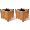 Image de vidaXL Ensemble de 2 lits surÃ©levÃ©s Bois 30x30x30 cm