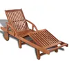 Image de Vidaxl Chaise Longue Bois Massif D'acacia