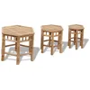 Image de Tabourets De Jardin 3 Pcs Bambou