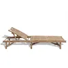 Image de Vidaxl Chaise Longue Bambou